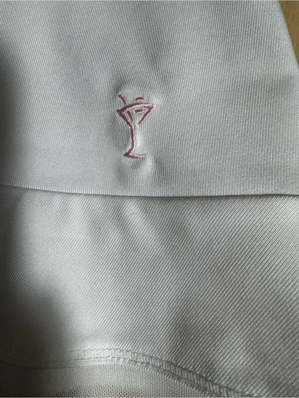 Golftini White Women’s Top Golf Skort with Mesh Hem Size Medium - Picture 4 of 11